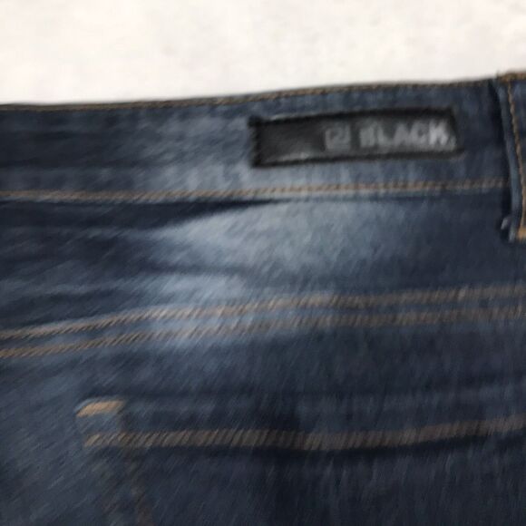 BUCKLE BLACK Moto Jean Men 34x34 (36x35 actual) Skinny Flex Stretch Denim Dark - Picture 10 of 16